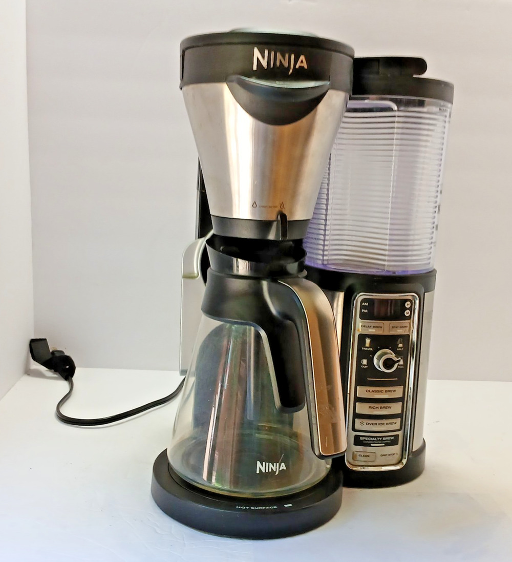 Ninja CF080 Coffee Maker Bar Auto-IQ 10Cup Programmable Single to Multi Servings